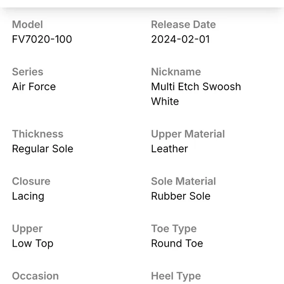 Nike Air Force 1 LV8 Multi Etch Swoosh Boys Sz 5Y - Picture 11 of 11